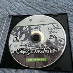 Need for speed most wanted Xbox 360 game
