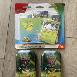 Pokemon 30th Celebration Cars Set