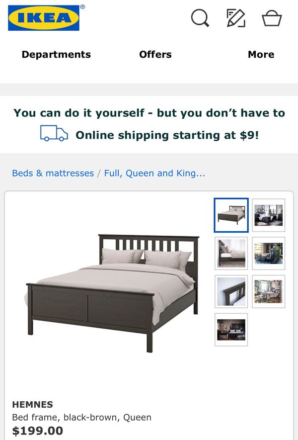Ikea Hemnes Queen Size Bed Frane W Box Spring Excellent Condition Ikea Hemnes Queen Size Bed Frane W Box Spring Excellent Condition For In Austin Tx Offerup