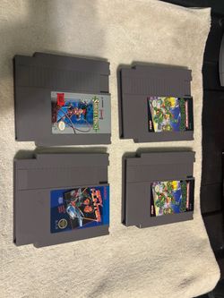NES Nintendo Game Cartridge Lot - TMNT, Castlevania II Simon's Quest, Spy hunter
