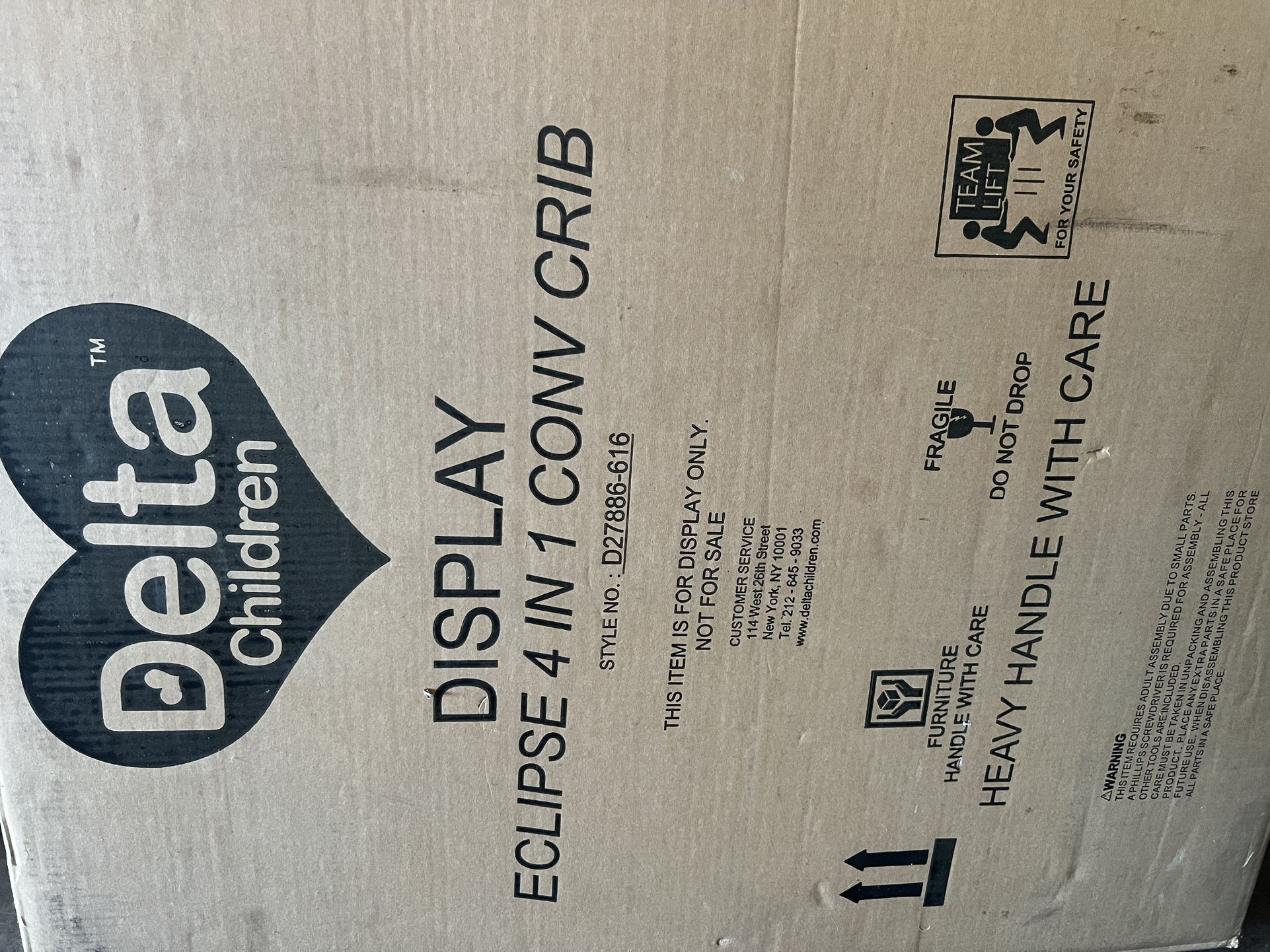 Delta Children Eclipse 4-in-1 Convertible Crib