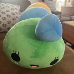 Happy World Stuffed Squish Squash Caterpillar Stuffed Plush Rainbow XLARGE 25”