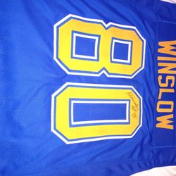 Chargers Kellen Winslow Autograph Jersey Sz Xl