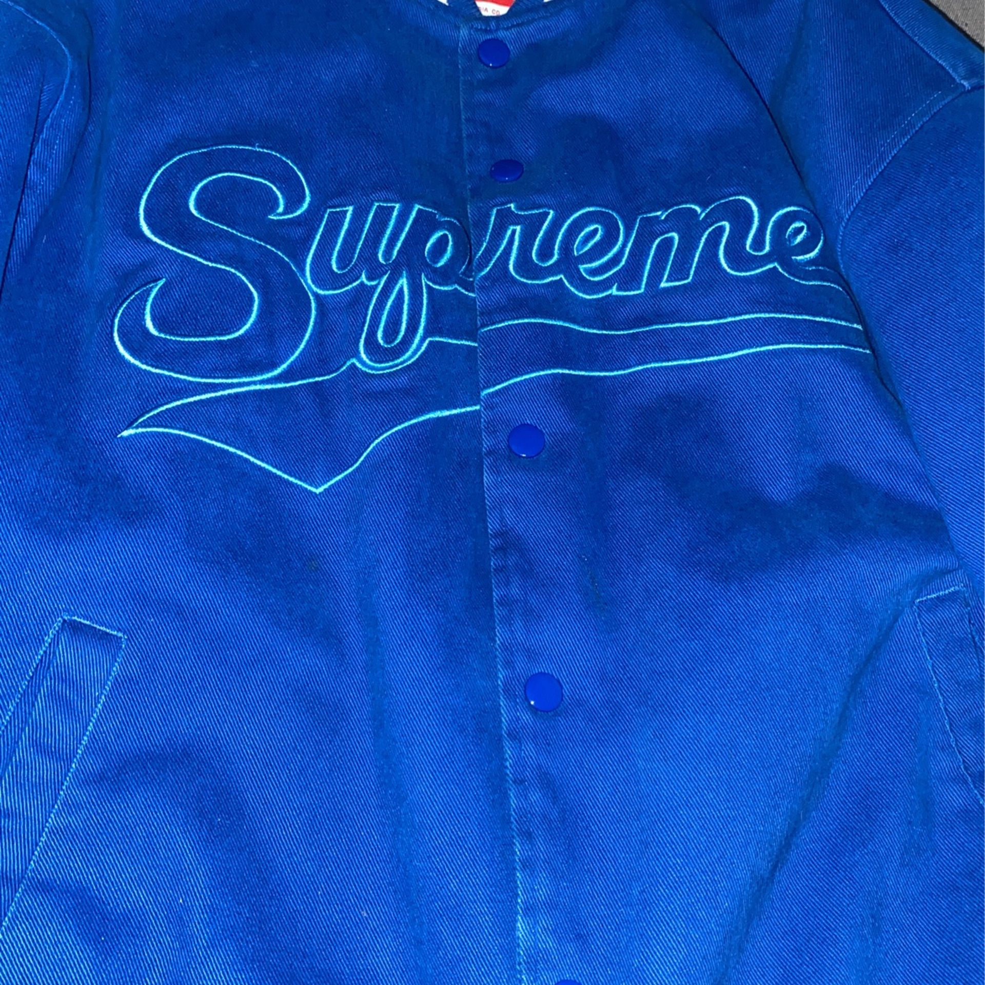 supreme doughboy varsity jacket