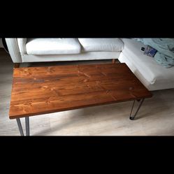 Rustic Wood Coffee Table 