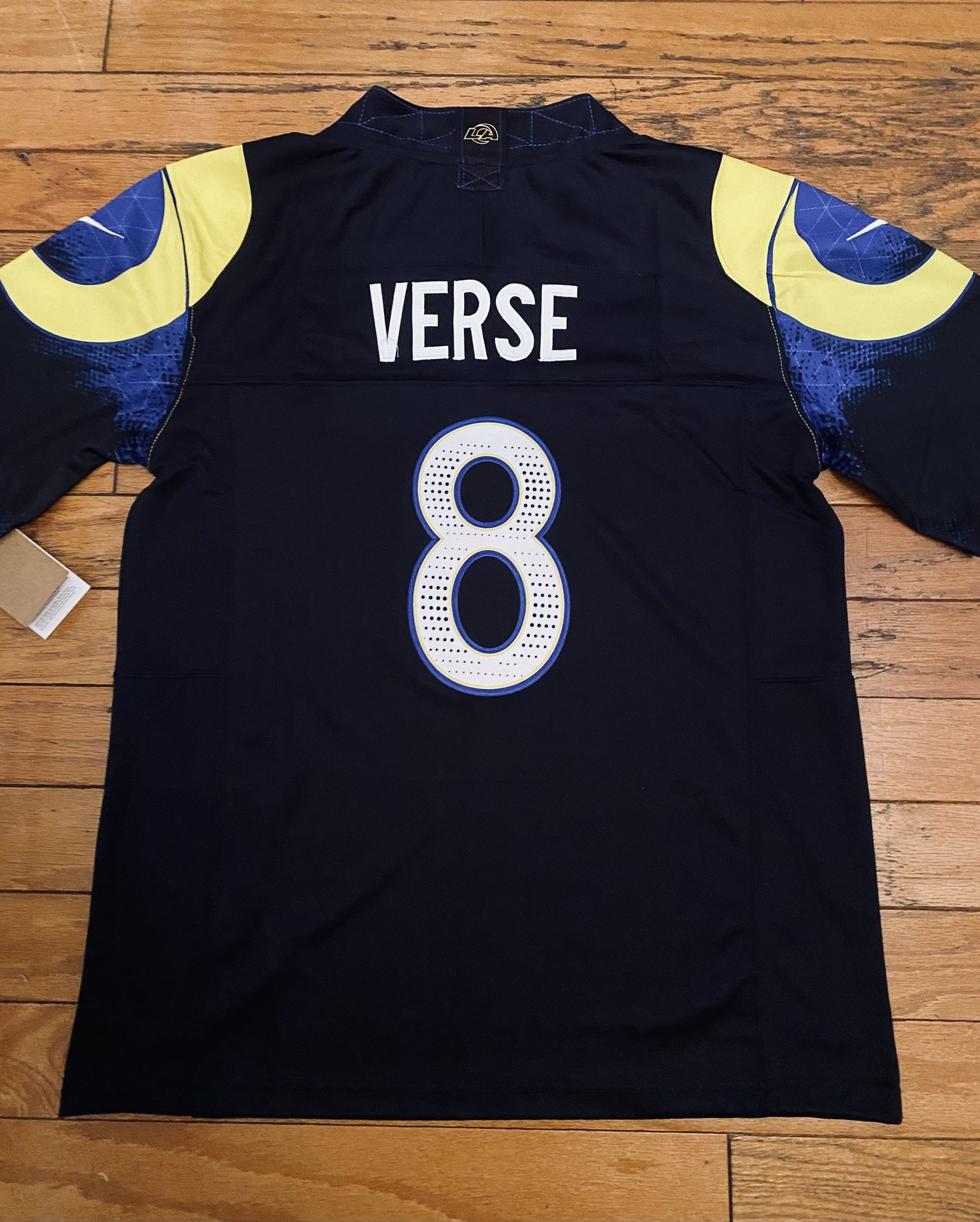 Black Los Angeles Rams Jared verse #8 jersey