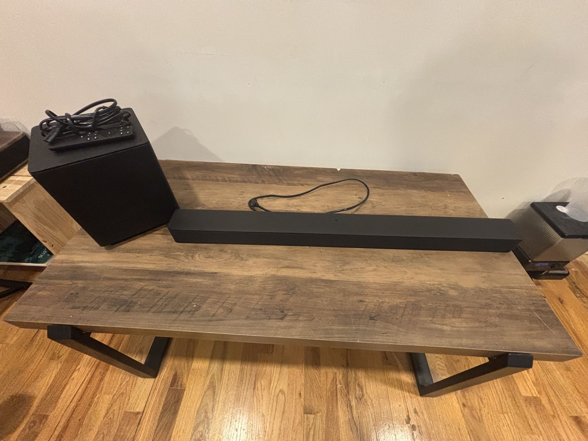 Vizio Home Theater Soundbar and Base