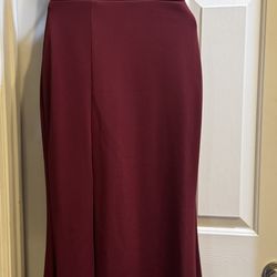 Burgundy Elegant Formal Dress