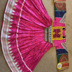 Afghani Traditional Women Dress Clothes 