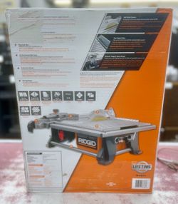 RIDGID 6.5-Amp 7 in. Blade Corded Table Top Wet Tile Saw