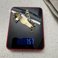 10kt Yellow Gold “15” Bracelet … 7.55 Grams 