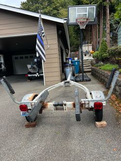 Small boat trailer