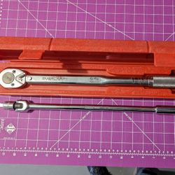 Evercraft Torque Wrench 3/8 Inch Incl Extension 