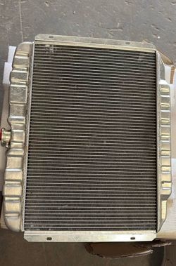 67-70 Mustang Fair Coug Gal Aluminum Performance Radiator 20 Inch MT Cold Case Radiators