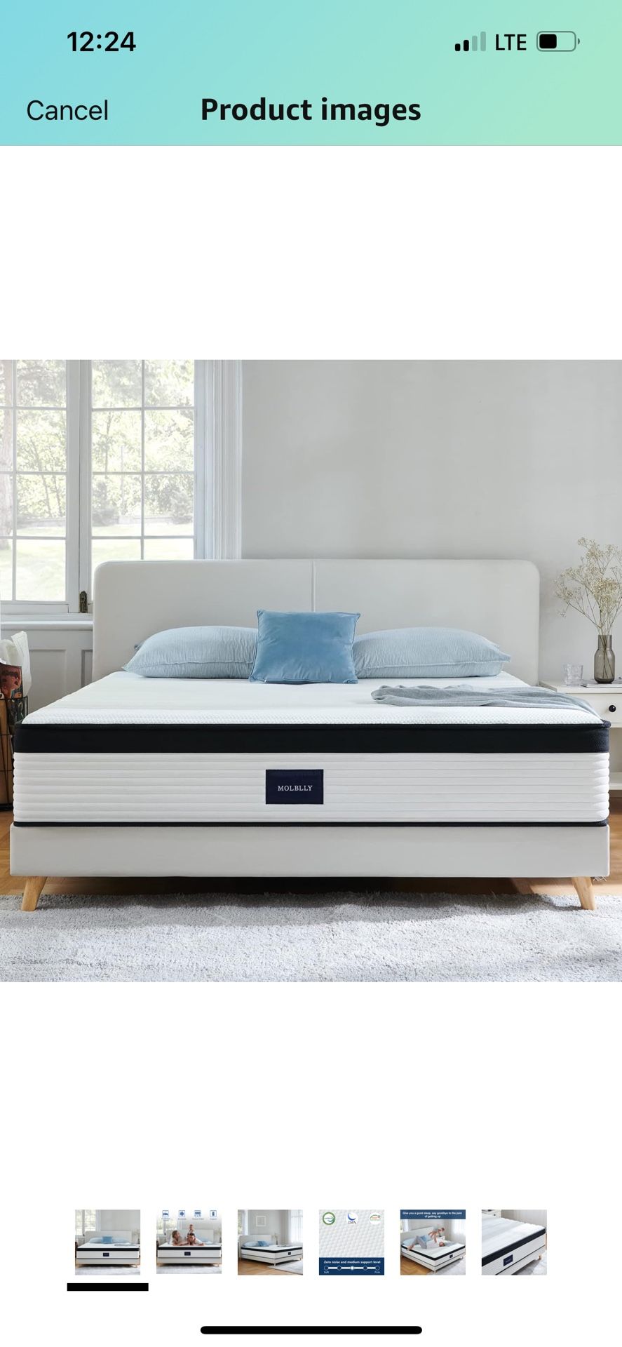 Full Mattress and Bed Frame