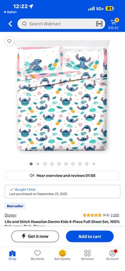 Full size stich bed sheets