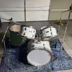 Drum Set With Cymbals And Stands 