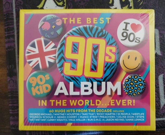 90s Music Album/ 3 CDs With 60 Songs Total