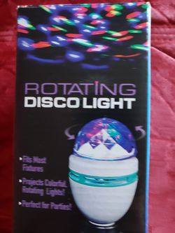 Brand New In Box, Rotating Disco Light. 