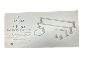 Landia Home Bath Collection Satin Nickel NEW