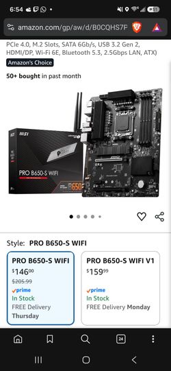PRO B650-S WIFI AND PEERLESS ASSASSIN WHITE RGB FAN