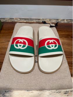 Gucci Slides with Dust Bag