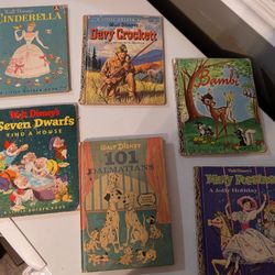 vintage Walt Disney Little Golden Books