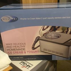 Whynter Ice Cream Maker 2 quart 