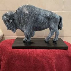 The Grey Buffalo Statue 