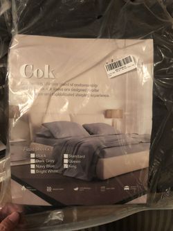 Bed sheet.