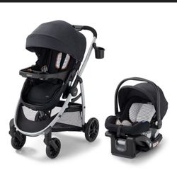 Graco Modes pramette travel system with snugride LX- coche para bebes y car seat