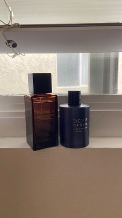 Bath & Body Works Mahogany Teakwood & Deep Ocean.