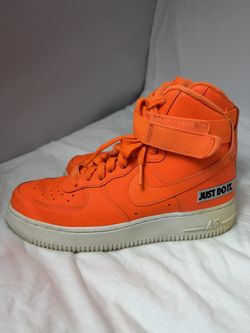 Nike Air Force 1 High LV8 GS “Just Do It” Orange AV7951-800 Size 6Y Women’s 7.5