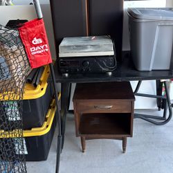 Vintage Stereo And Mcm Night Stand 125 Obo