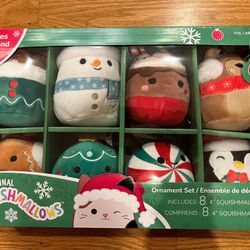 New In Box Set Of 8 Squishmallow! Great Christmas Xmas Gift Isea
