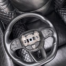 OEM Dodge Charger Flat Bottom Steering Wheel 