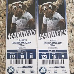 Mariners vs Ranger tickets