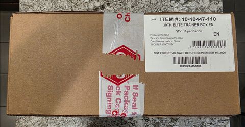 30th Celebration Elite Trainer Box