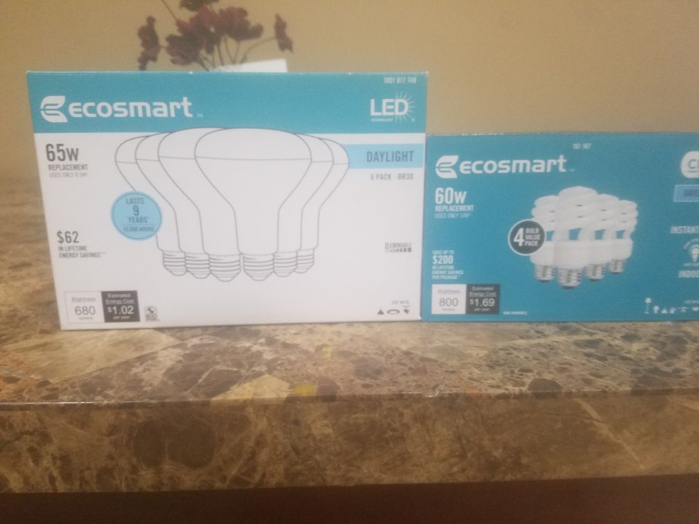 New in box light bulbs