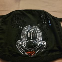 Mickey Mouse Bling Face Mask $10 