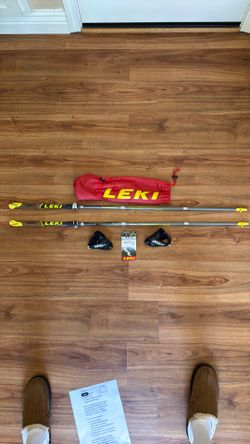 hiking poles. (LEKI)