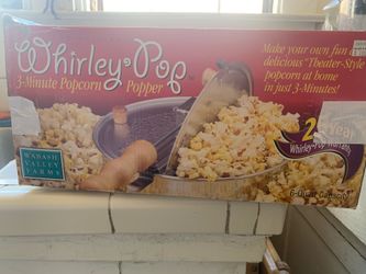 Wabash Valley Farms Whirley-Pop 3-Minute Popcorn Popper