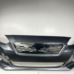 2017 2018 2019 2020 Subaru Impreza Front Bumper Cover Color GREY