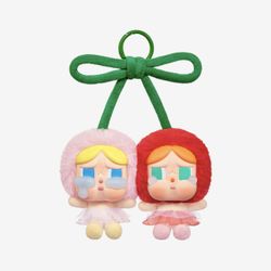 Pop Mart CryBaby Crying For Love Series (Love You Cherry Much) Vinyl Plush Hanging Card