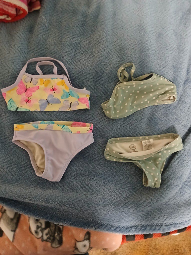 12 Month Girls 2 piece  Swim Suit 