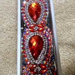 Red  Crystal Princess Trim