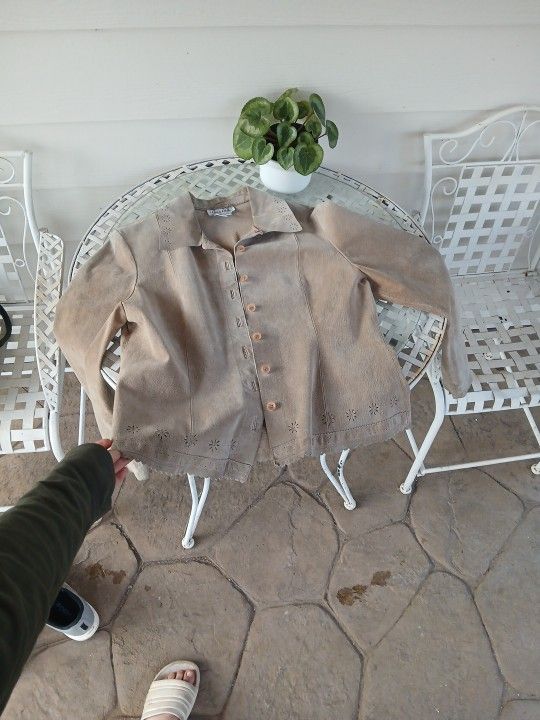 100% Leather Coat