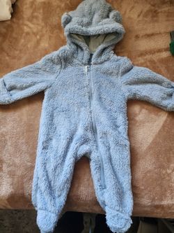 Baby Bear Warm Zip Up Outfit 