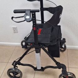 Rolloy Ultra Compact Master Rollator Walker, a lightweight and portable walking assistant
