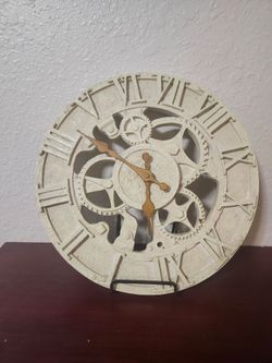 Stone Roman Numeral Wall Clock